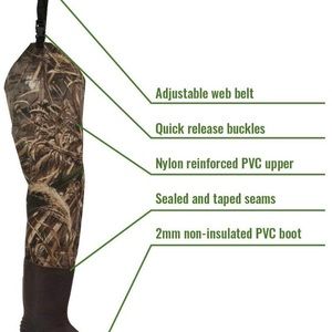 Frogg Toggs Rana II PVC Bootfoot Camo Hip Wader
